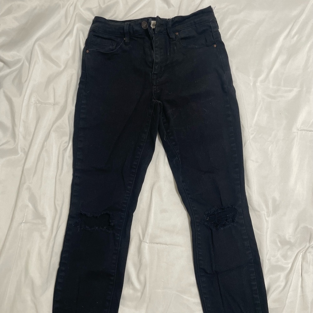 Black PacSun cropped jeans